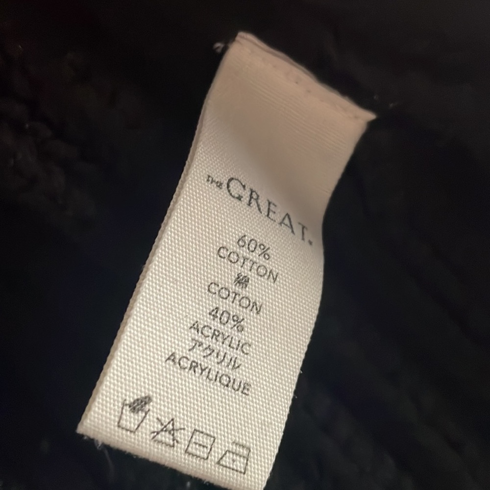 The GREAT. Floral Embroidered Cropped Cardigan - Picture 6 of 8